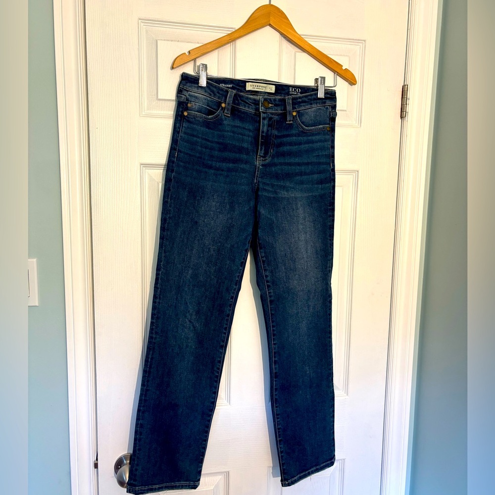 Liverpool Los Angeles | Mid-High Rise Straight Leg Jeans | Size 27/4